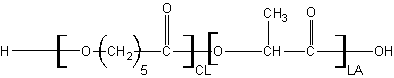 poly(lactide)-co-(caprolactone)